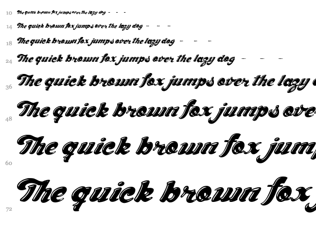 Chocolate Dealer font waterfall